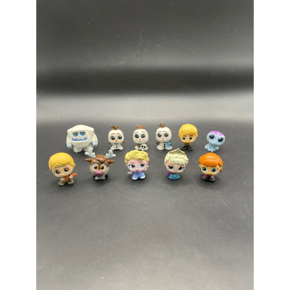 Disney Doorables Frozen Lot 11pc Elsa Anna Olaf Kristoff Sven Bruni Figures